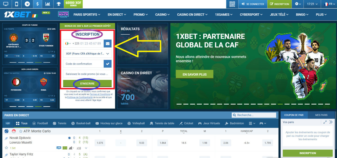 La disponibilité de différents types de jeux et de paris via 1xBet lien alternatif